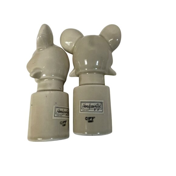Vintage Handpainted Japan Fitz Floyd 1980 Mouse Salt & Pepper Shakers Set - Picture 4 of 9